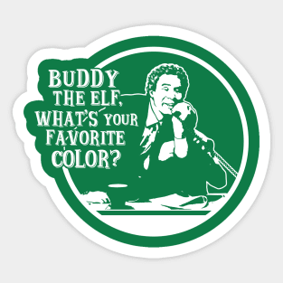 Elf - What's Your Favorite Color? Sticker